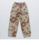 NOMARHYTHM TEXTILE: CAMO FLOWER DOUBLE KNEE PANTS