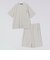 【WEB限定】SHIPS Colors:〈接触冷感〉カノコ Tシャツ ＆ ショーツ セット◇