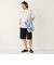 【WEB限定】SHIPS Colors:〈接触冷感〉カノコ Tシャツ ＆ ショーツ セット◇