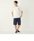 【WEB限定】SHIPS Colors:〈接触冷感〉カノコ Tシャツ ＆ ショーツ セット◇