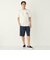 【WEB限定】SHIPS Colors:〈接触冷感〉カノコ Tシャツ ＆ ショーツ セット◇