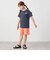 THE NORTH FACE: スクエア バンダナ  バックプリント ロゴ Tシャツ 26SS<KIDS>
