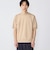 SHIPS: 〈手洗い可能〉和紙 クルーネック ニット Tシャツ