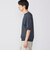 SHIPS: 〈手洗い可能〉和紙 クルーネック ニット Tシャツ