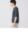 SHIPS: 〈手洗い可能〉和紙 クルーネック ニット Tシャツ