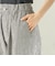 《予約》〈手洗い可能〉ACAR バンピー チェック タック パンツ