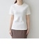 《予約》SHIPS any:〈洗濯機可能〉透かし レース 半袖 クルーネック Tシャツ