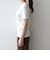 《予約》SHIPS any:〈洗濯機可能〉透かし レース 半袖 クルーネック Tシャツ