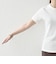 《予約》SHIPS any:〈洗濯機可能〉透かし レース 半袖 クルーネック Tシャツ