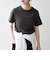 《予約》SHIPS any:〈洗濯機可能〉透かし レース 半袖 クルーネック Tシャツ
