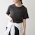 《予約》SHIPS any:〈洗濯機可能〉透かし レース 半袖 クルーネック Tシャツ