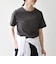《予約》SHIPS any:〈洗濯機可能〉透かし レース 半袖 クルーネック Tシャツ