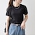 《予約》SHIPS any:〈洗濯機可能〉透かし レース 半袖 クルーネック Tシャツ