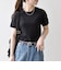 《予約》SHIPS any:〈洗濯機可能〉透かし レース 半袖 クルーネック Tシャツ