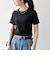《予約》SHIPS any:〈洗濯機可能〉透かし レース 半袖 クルーネック Tシャツ