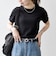 《予約》SHIPS any:〈洗濯機可能〉透かし レース 半袖 クルーネック Tシャツ
