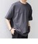 SHIPS any:〈接触冷感/吸水速乾/UVカット/遮熱〉Raylock フットボール Tシャツ◆