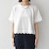 《予約》SHIPS Colors:〈洗濯機可能〉リンク レース コンビ TEE◆