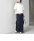 《予約》SHIPS Colors:〈洗濯機可能〉リンク レース コンビ TEE◆