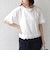 《予約》SHIPS Colors:〈洗濯機可能〉リンク レース コンビ TEE◆
