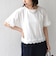 《予約》SHIPS Colors:〈洗濯機可能〉リンク レース コンビ TEE◆