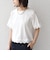 《予約》SHIPS Colors:〈洗濯機可能〉リンク レース コンビ TEE◆
