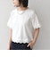 《予約》SHIPS Colors:〈洗濯機可能〉リンク レース コンビ TEE◆