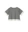 《予約》SHIPS Colors:〈洗濯機可能〉リンク レース コンビ TEE◆
