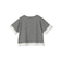 《予約》SHIPS Colors:〈洗濯機可能〉リンク レース コンビ TEE◆