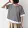 《予約》SHIPS Colors:〈洗濯機可能〉リンク レース コンビ TEE◆