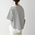 《予約》SHIPS any:〈洗濯機可能〉レース ヘム アシンメトリー ショートスリーブ TEE