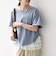 《予約》SHIPS any:〈洗濯機可能〉レース ヘム アシンメトリー ショートスリーブ TEE