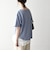 《予約》SHIPS any:〈洗濯機可能〉レース ヘム アシンメトリー ショートスリーブ TEE