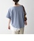 《予約》SHIPS any:〈洗濯機可能〉レース ヘム アシンメトリー ショートスリーブ TEE