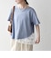 《予約》SHIPS any:〈洗濯機可能〉レース ヘム アシンメトリー ショートスリーブ TEE