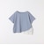 《追加予約》SHIPS any:〈洗濯機可能〉レース ヘム アシンメトリー ショートスリーブ TEE