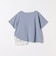 《追加予約》SHIPS any:〈洗濯機可能〉レース ヘム アシンメトリー ショートスリーブ TEE