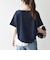 《予約》SHIPS any:〈洗濯機可能〉レース ヘム アシンメトリー ショートスリーブ TEE