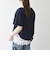 《予約》SHIPS any:〈洗濯機可能〉レース ヘム アシンメトリー ショートスリーブ TEE