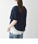 《予約》SHIPS any:〈洗濯機可能〉レース ヘム アシンメトリー ショートスリーブ TEE
