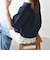 《予約》SHIPS any:〈洗濯機可能〉レース ヘム アシンメトリー ショートスリーブ TEE
