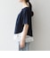 《予約》SHIPS any:〈洗濯機可能〉レース ヘム アシンメトリー ショートスリーブ TEE