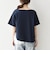 《予約》SHIPS any:〈洗濯機可能〉レース ヘム アシンメトリー ショートスリーブ TEE