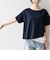 《予約》SHIPS any:〈洗濯機可能〉レース ヘム アシンメトリー ショートスリーブ TEE