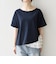 《追加予約》SHIPS any:〈洗濯機可能〉レース ヘム アシンメトリー ショートスリーブ TEE