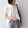 《予約》SHIPS Colors:〈接触冷感・手洗い可能〉クールタッチ シアー フレア Tシャツ◆