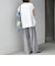 《予約》SHIPS Colors:〈接触冷感・手洗い可能〉クールタッチ シアー フレア Tシャツ◆