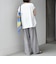 《予約》SHIPS Colors:〈接触冷感・手洗い可能〉クールタッチ シアー フレア Tシャツ◆