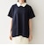 《予約》SHIPS any:〈洗濯機可能〉バイカラー ショートスリーブ プルオーバー