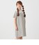 SHIPS any: レース カラー リボン 半袖 Tシャツ ワンピース <KIDS>